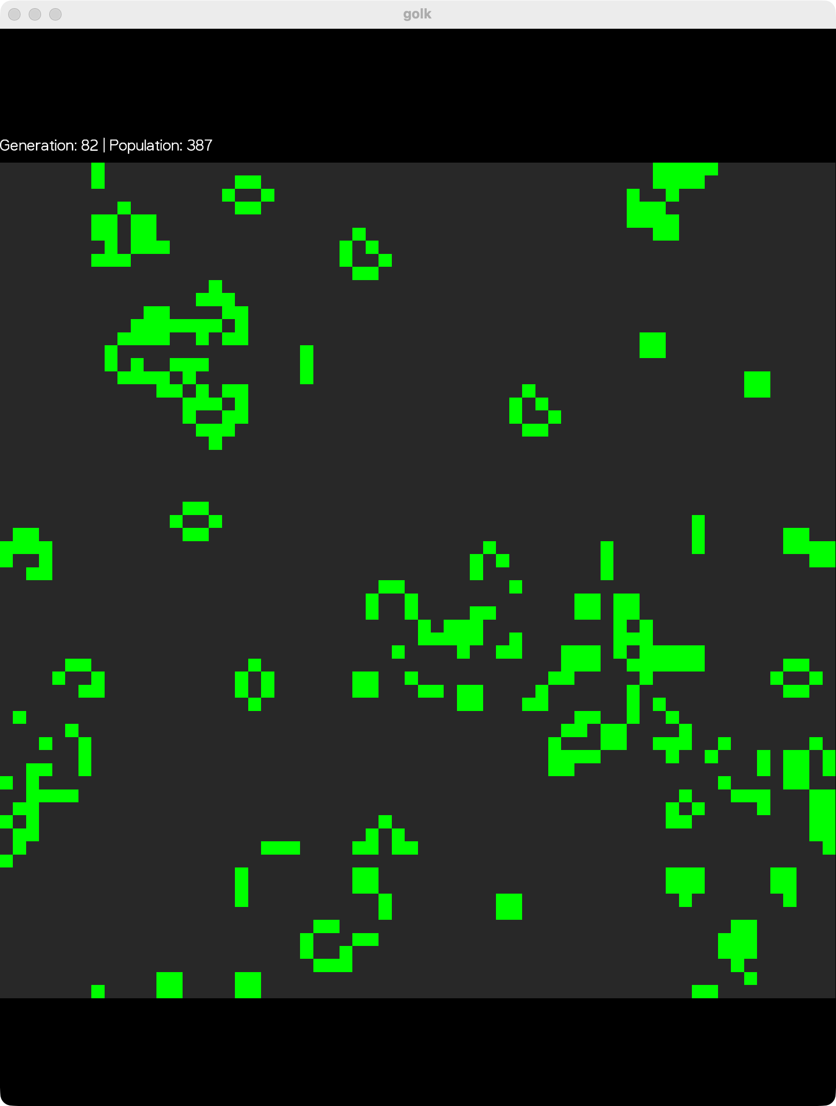 Screenshot of the KorGE window